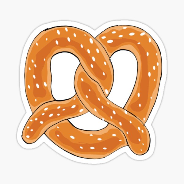 Pretzel Sticker