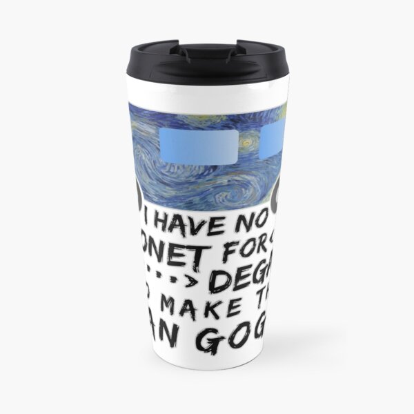 Funny Artist Pun Monet Degas Van Gogh Travel Mug