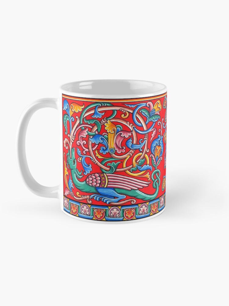 Alternate view of Medieval Romanesque Dragon Mug