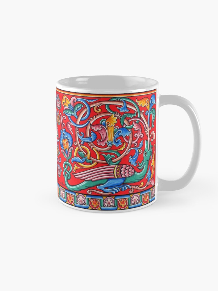 Alternate view of Medieval Romanesque Dragon Mug