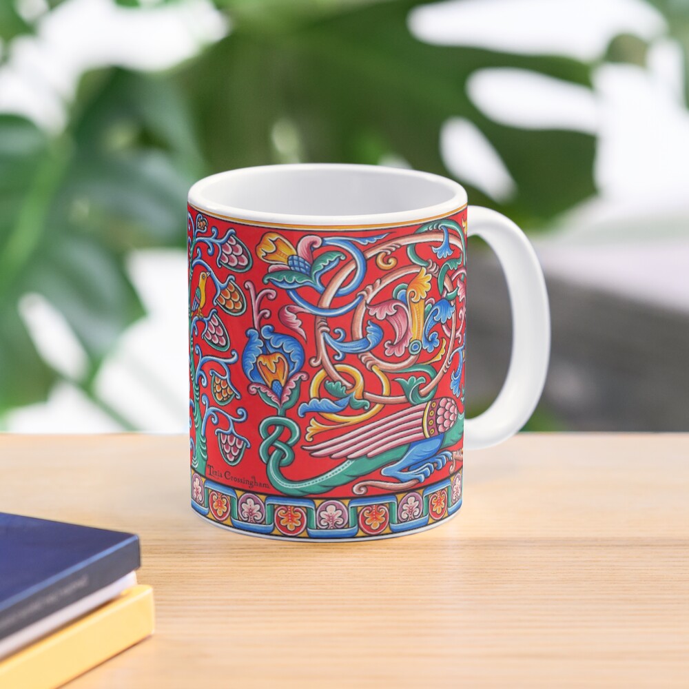 Medieval Romanesque Dragon Mug