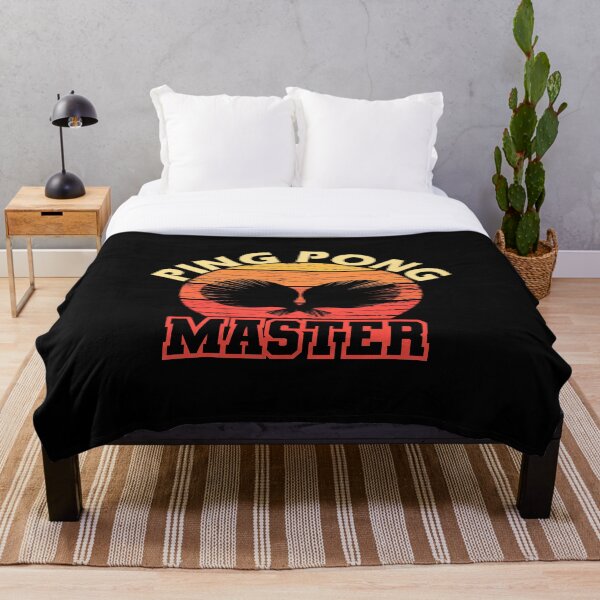 Ping Pong Master Throw Blanket