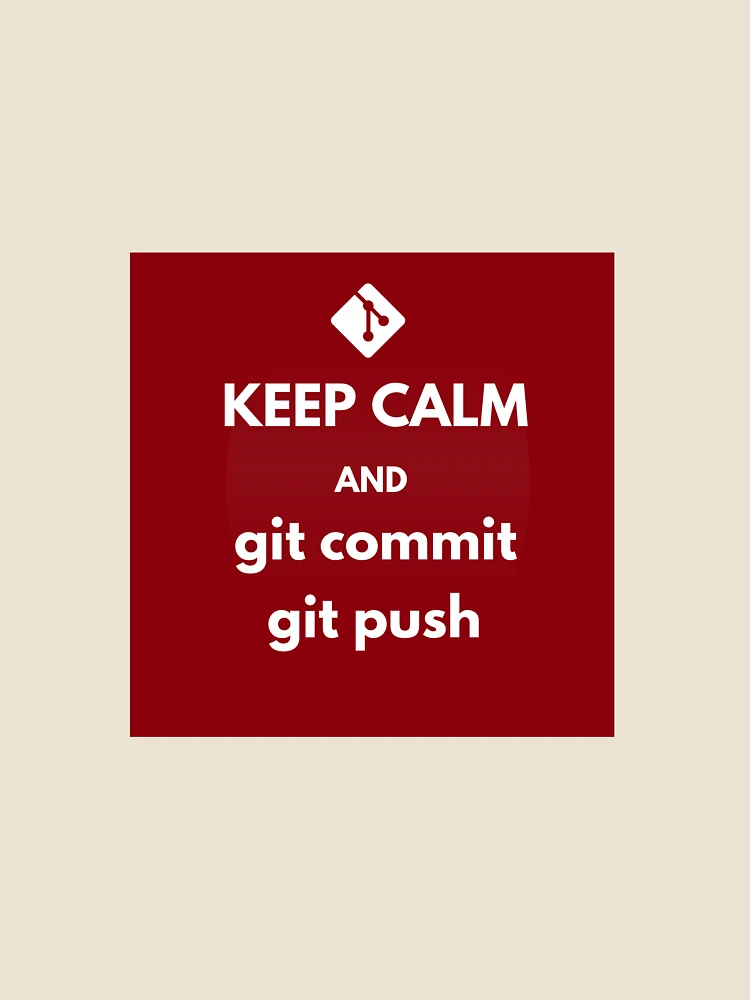 Thumbnail 4 of 4, Relaxed T-Shirt, git keep calm and git commit git push designed and sold by developerfriday.