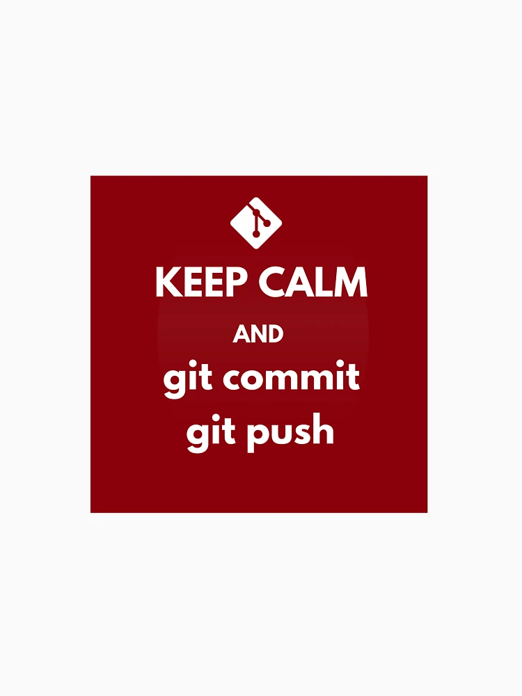 Thumbnail 6 of 6, Pullover Hoodie, git keep calm and git commit git push designed and sold by developerfriday.