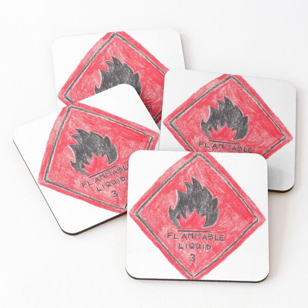 Item preview, flammable liquid designed and sold by blueroseinc.