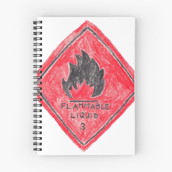 Item preview, flammable liquid designed and sold by blueroseinc.