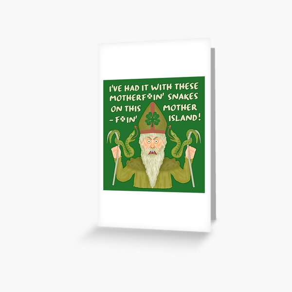 Item preview, Funny Saint Patrick's Day Snakes Joke Irish designed and sold by emkayhess.