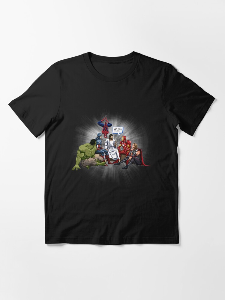 Alternate view of AND THAT’S HOW I SAVED THE WORLD ! JESUS 2019 Essential T-Shirt