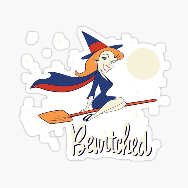 Vintage bewitched Sticker