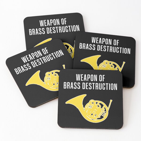 Item preview, French Horn - WEAPON OF BRASS DESTRUCTION - F Horn gift designed and sold by HEJAshirts.