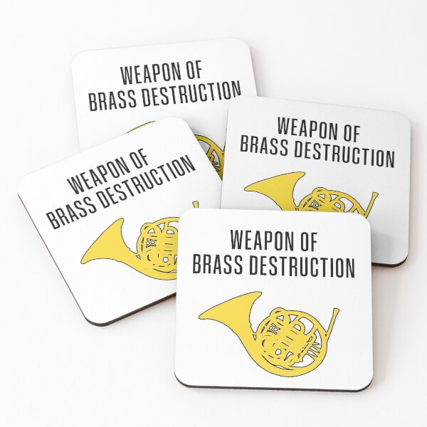 Item preview, French Horn - WEAPON OF BRASS DESTRUCTION - F Horn gift designed and sold by HEJAshirts.