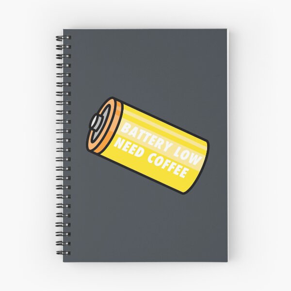 Item preview, Battery Low - Need Coffee! - Yellow designed and sold by MOREDANKMEMES.