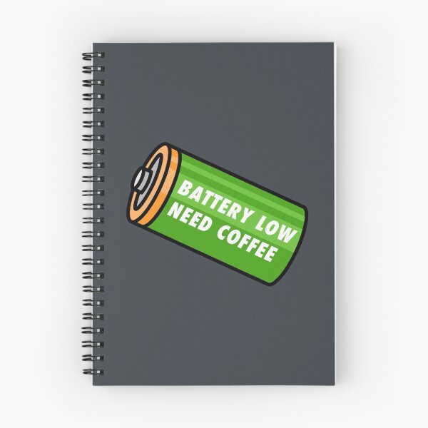 Item preview, Battery Low - Need Coffee! - Green designed and sold by MOREDANKMEMES.