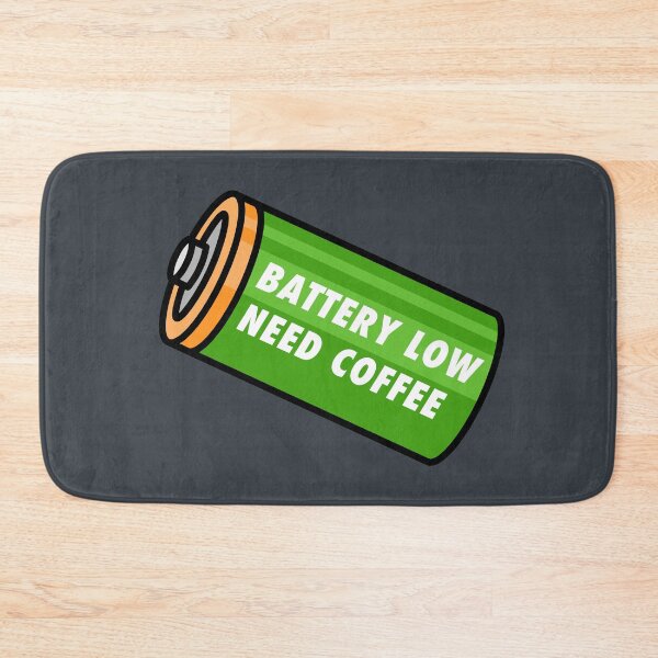 Item preview, Battery Low - Need Coffee! - Green designed and sold by MOREDANKMEMES.