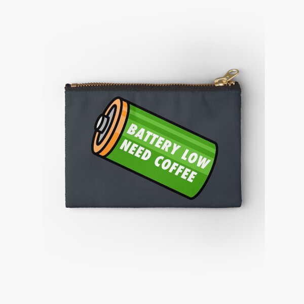 Item preview, Battery Low - Need Coffee! - Green designed and sold by MOREDANKMEMES.