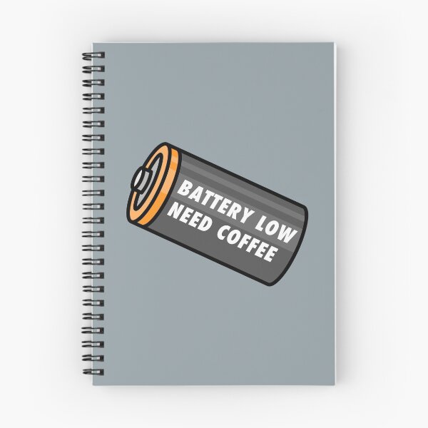 Item preview, Battery Low - Need Coffee! - Black designed and sold by MOREDANKMEMES.