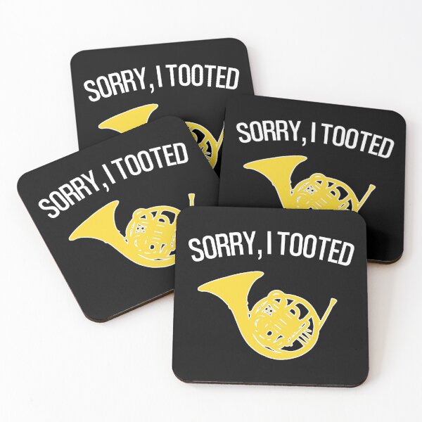 Item preview, French Horn - SORRY, I TOOTED - Funny F Horn gift designed and sold by HEJAshirts.