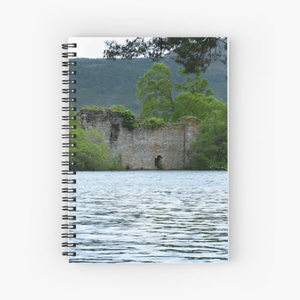 Loch an Eilein castle Spiral Notebook
