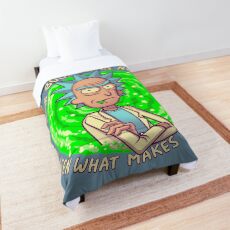 Rick and Morty - Your Boos mean NOTHING Funny Rick Sanchez Quote Comforter