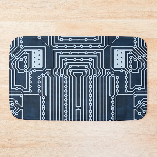 Item preview, Blue Geek Motherboard Circuit Pattern designed and sold by livianasgifts.
