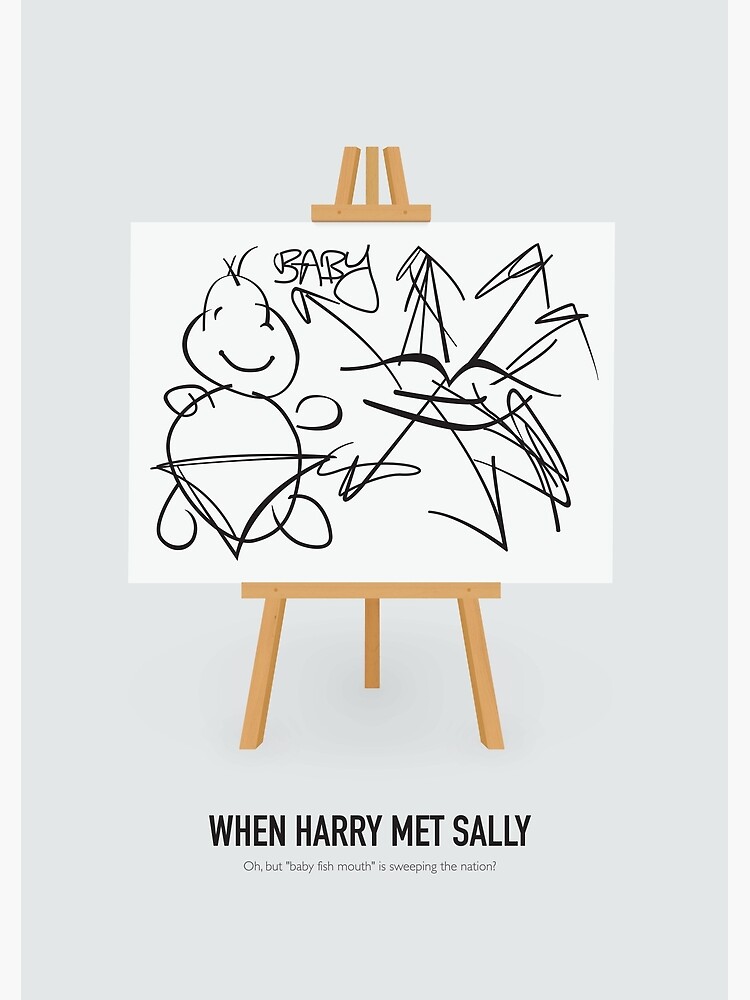Discover When Harry Met Sally - Alternative Movie Poster Premium Matte Vertical Poster