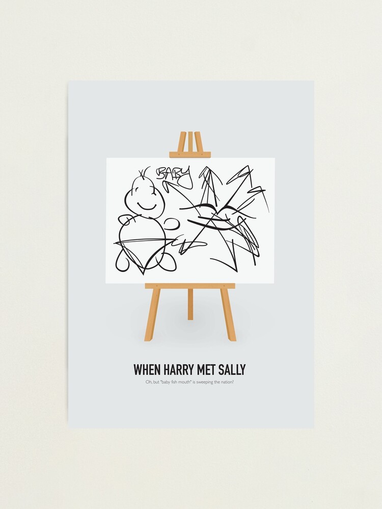 Alternate view of When Harry Met Sally - Alternative Movie Poster Photographic Print