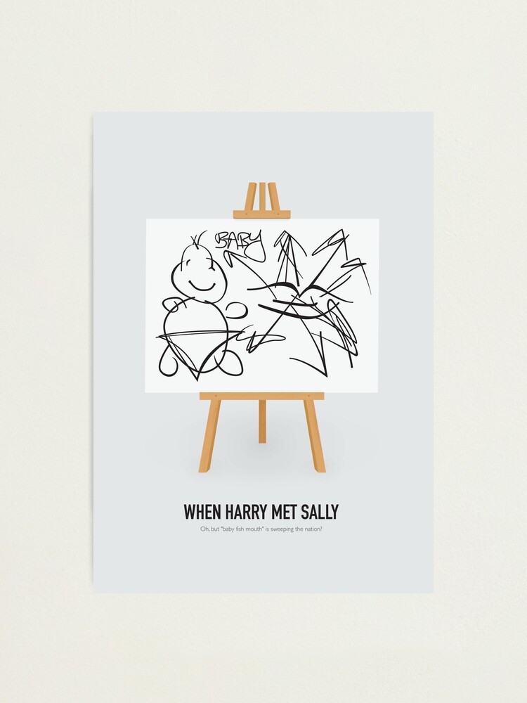 Alternate view of When Harry Met Sally - Alternative Movie Poster Photographic Print