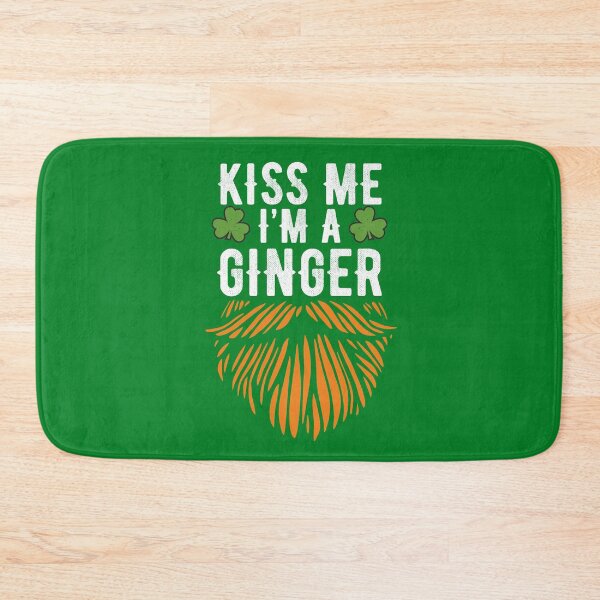 Item preview, Kiss Me I'm A Ginger Bearded Man Funny St Patrick's Day Shamrock Party Gift designed and sold by alenaz.