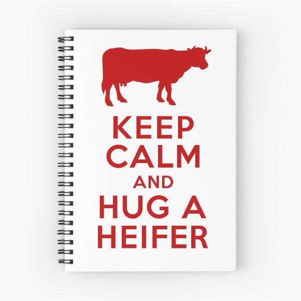 Item preview, Keep Calm and Hug a Heifer Dairy Farm designed and sold by AntiqueImages.