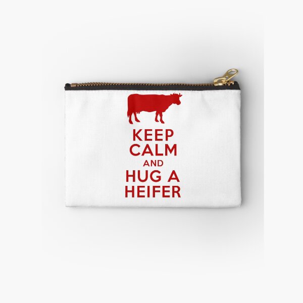 Item preview, Keep Calm and Hug a Heifer Dairy Farm designed and sold by AntiqueImages.