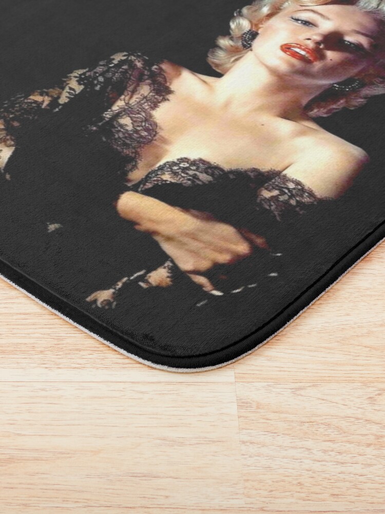 Alternate view of MARILYN MONROE : Diamonds Vintage Print Bath Mat