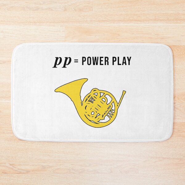 Item preview, FRENCH HORN - pp = power play - funny F Horn gift designed and sold by HEJAshirts.