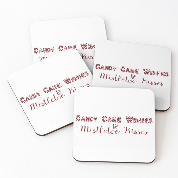 Item preview, Candy Cane Wishes and Mistletoe Kisses - Glitter Red designed and sold by harmoneer.