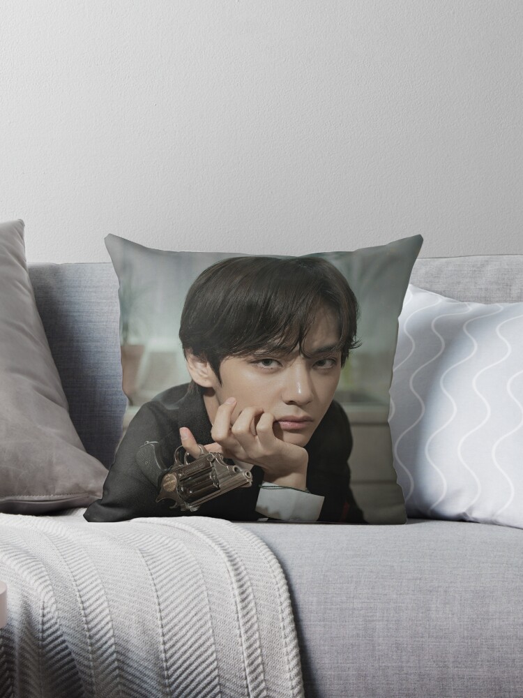 V Kim Taehyung - BTS Throw Pillow Case Cushion Cover Home Decor