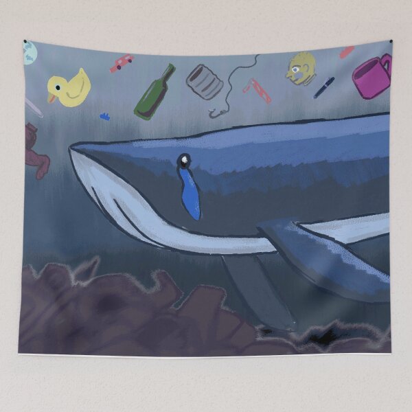 Item preview, Trash Whale designed and sold by Emma Martinez.