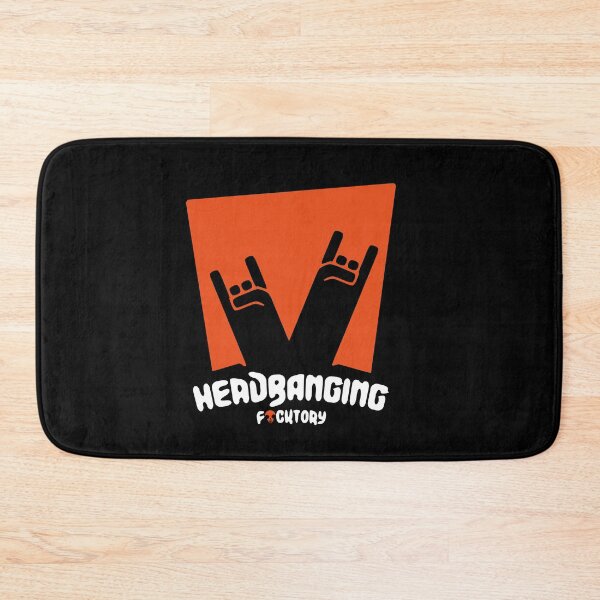 Item preview, horns headbanging logo designed and sold by manuvila.