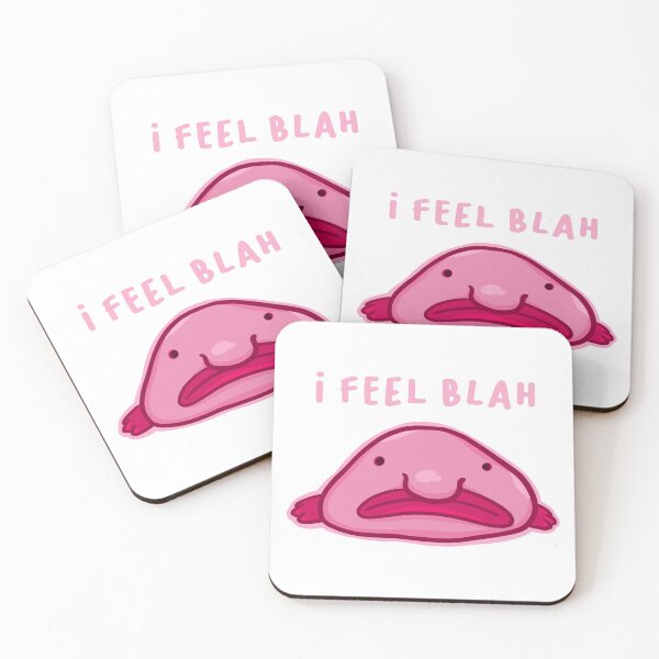 Item preview, Blobfish feels blah designed and sold by manydoodles.