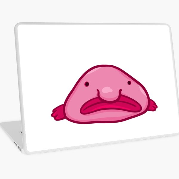 Happy Pink Blob Fish Ugliest Cute Stock Vector (Royalty Free) 1800017845