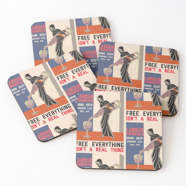 Item preview, Vote Labour - Free Everything Isn't a Real Thing designed and sold by MandWthings.