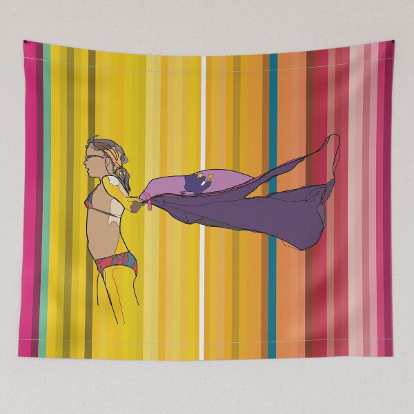 Item preview, Beach girl with drape designed and sold by StudioRenate.