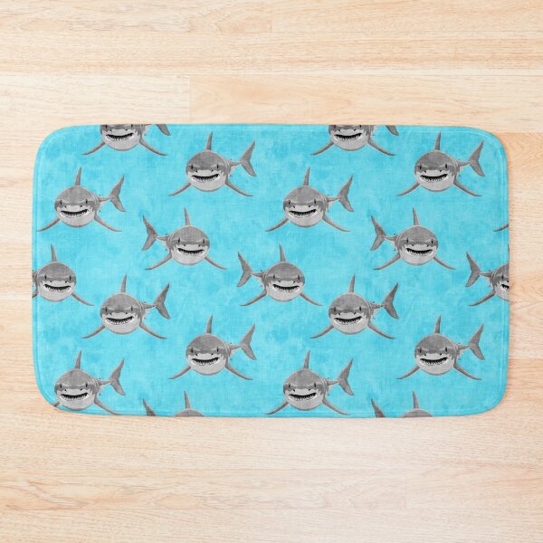 Item preview, Great White Sharks - teal designed and sold by littlearrow.