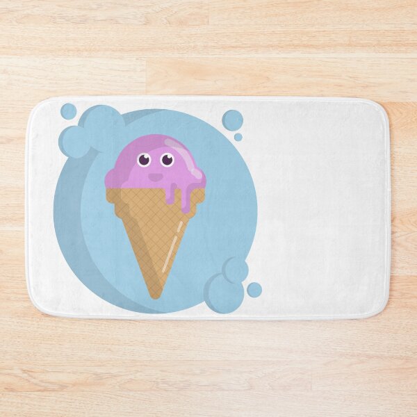 Item preview, Cute ice cream with face designed and sold by mrdlucks.