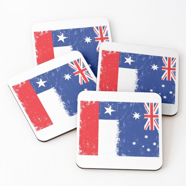 Item preview, Chile and Australia, Chilean and Australian Flags, Banderas de Chile y Australia designed and sold by #mossasdesign.