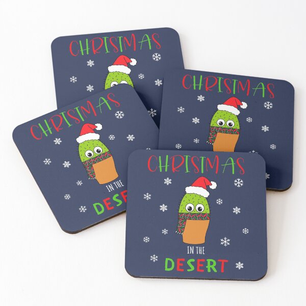 Artikelvorschau, Christmas In The Desert - Cute Cactus With Christmas Scarf entworfen und verkauft von DreamCactus.