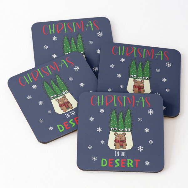 Item preview, Christmas In The Desert - Eves Pin Cacti In Christmas Bear Pot designed and sold by DreamCactus.