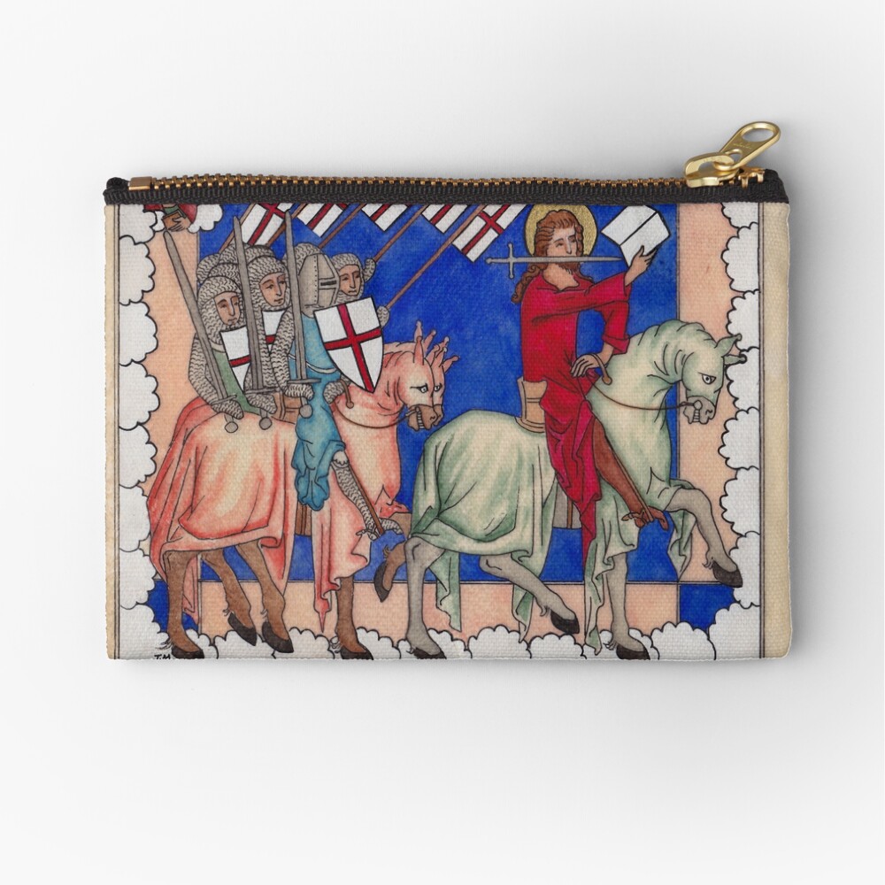 Medieval Crusaders Zipper Pouch