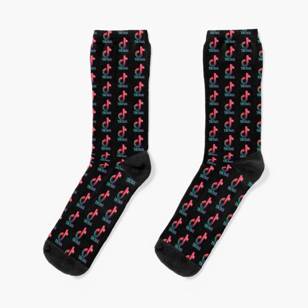 Playstation Inspired Tik Tok Logo for the PS4 PS5 lover that loves to hate Tik Tok Socks