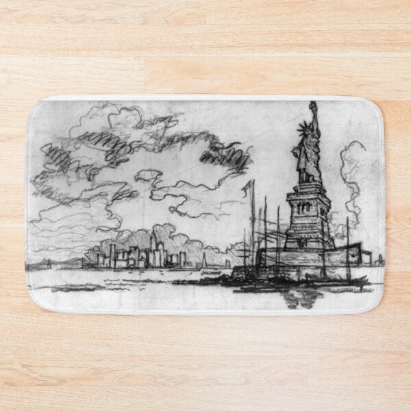 Item preview, Hail America - Joseph Pennell - 1908 designed and sold by CrankyOldDude.
