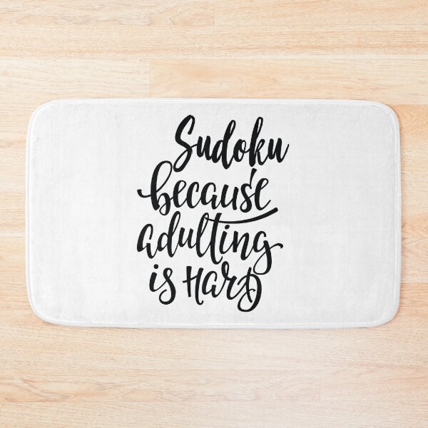 Item preview, Sudoku Because Adulting Is Hard designed and sold by ProjectX23.