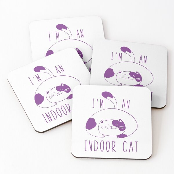 Item preview, I'm An Indoor Cat designed and sold by LuckyFoxDesigns.